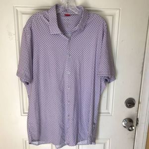 Stone rose golf polo performance shirt 2xl diamond pattern